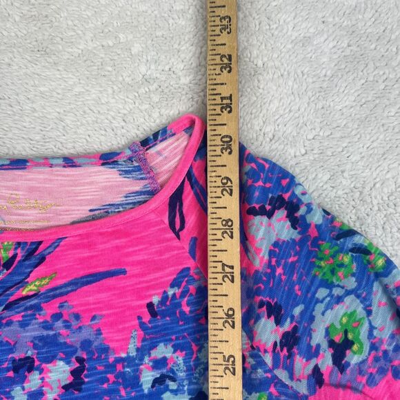 Lilli Pulitzer Surfcrest Dress Size XXS in Tiki Pink Out On A Limb Retail $98 - Picture 3 of 9